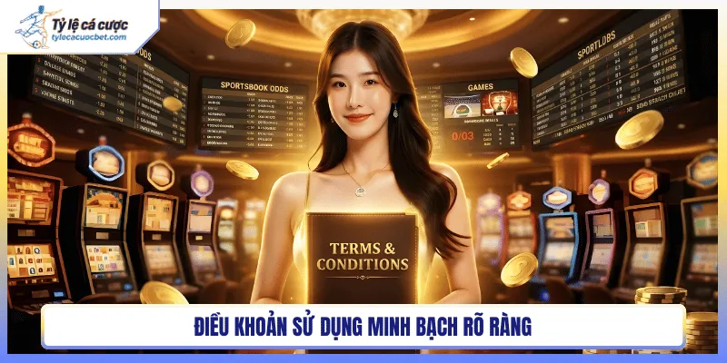 Các điều khoản sử dụng minh bạch và rõ ràng