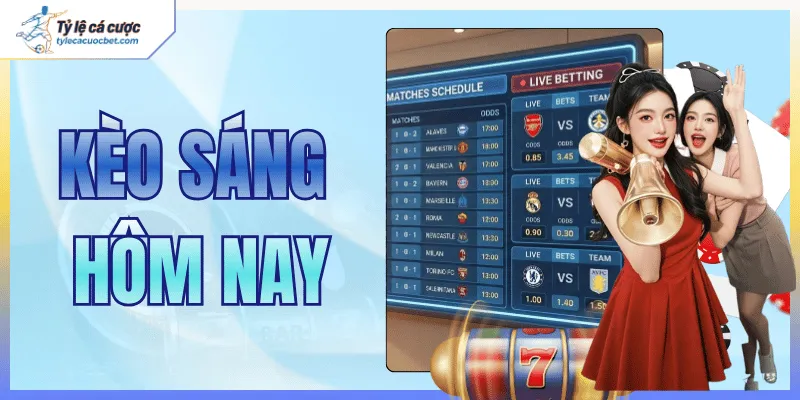kèo sáng hôm nay