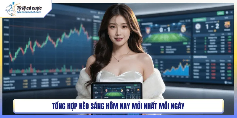 Tổng hợp kèo sáng hôm nay mới nhất mỗi ngày