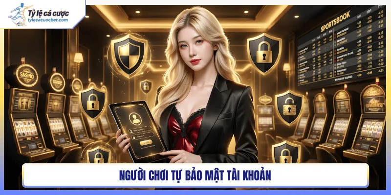 Người chơi có trách nhiệm tự bảo mật tài khoản tỷ lệ cá cược