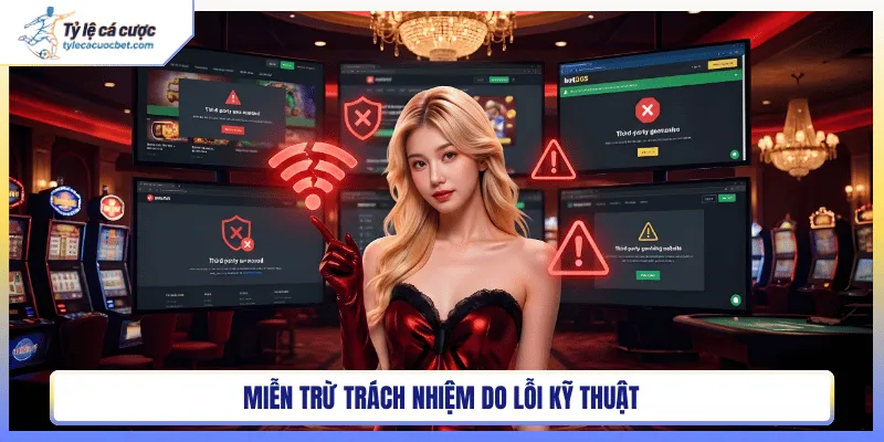 Miễn trừ trách nhiệm do lỗi, sự cố kỹ thuật